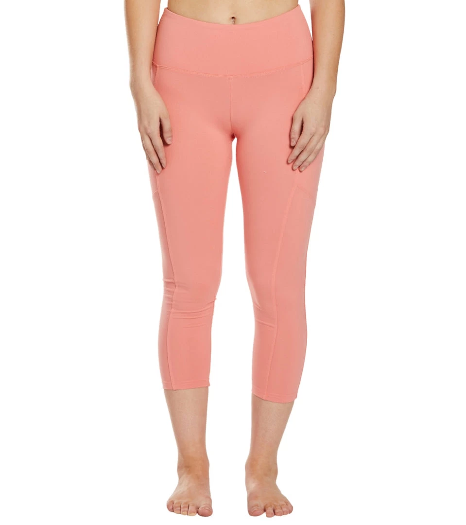 Balance Collection Eclipse Yoga Capris Burnt Coral CLOTHING 4 Balance Collection Eclipse Yoga Capris Burnt Coral CLOTHING