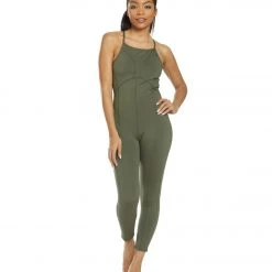 NEW ARRIVALS Free People Movement Side To Side Performance Leotard Green