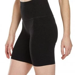 Beyond Yoga Spacedye High Waisted Biker Yoga Shorts Darkest Night