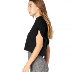 CLOTHING Beyond Yoga Good Start Cropped Yoga Hoodie Black