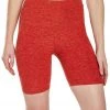 Beyond Yoga Spacedye High Waisted Biker Yoga Shorts Scarlet Sun Sienna CLOTHING