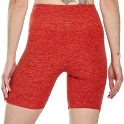 Beyond Yoga Spacedye High Waisted Biker Yoga Shorts Scarlet Sun Sienna CLOTHING