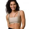 Onzie Reversible Yoga Sports Bra Shiny Taupe CLOTHING