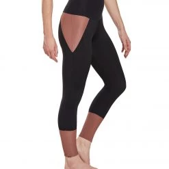 Onzie Athletic Yoga 7/8 Leggings Black/Toast Combo CLOTHING