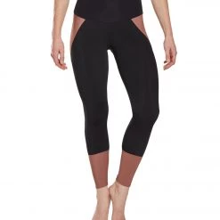 Onzie Athletic Yoga 7/8 Leggings Black/Toast Combo CLOTHING 10 Onzie Athletic Yoga 7/8 Leggings Black/Toast Combo CLOTHING