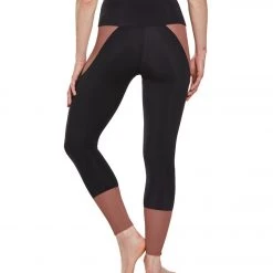 Onzie Athletic Yoga 7/8 Leggings Black/Toast Combo CLOTHING 11 Onzie Athletic Yoga 7/8 Leggings Black/Toast Combo CLOTHING