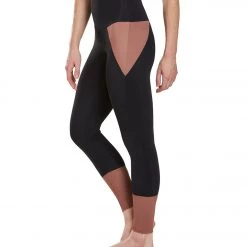 Onzie Athletic Yoga 7/8 Leggings Black/Toast Combo CLOTHING 13 Onzie Athletic Yoga 7/8 Leggings Black/Toast Combo CLOTHING