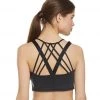 Free People Movement Mantra Yoga Crop Top Black