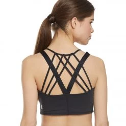 Free People Movement Mantra Yoga Crop Top Black