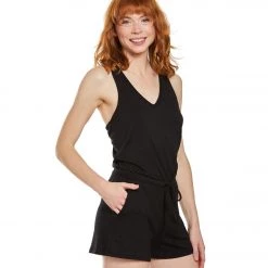 Beyond Yoga Farrah Romper Black