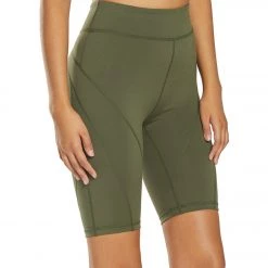 CLOTHING Free People Movement Biker Baby Shorts Army