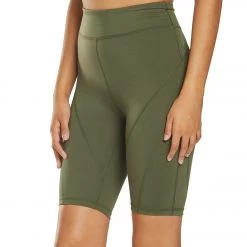 CLOTHING Free People Movement Biker Baby Shorts Army