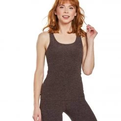 Beyond Yoga Spacedye Crossed My Mind Yoga Tank Top Terra Leather Earth