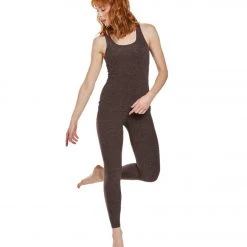 Beyond Yoga Spacedye Crossed My Mind Yoga Tank Top Terra Leather Earth