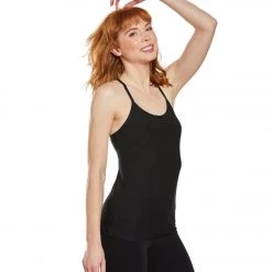 CLOTHING Beyond Yoga Lightweight Keyhole To Success Yoga Tank Top Darkest Night