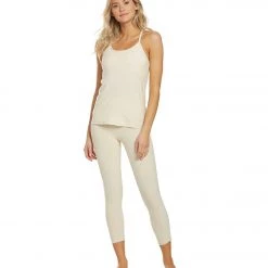 CLOTHING Beyond Yoga Lightweight Keyhole To Success Yoga Tank Top Sandstone Almond