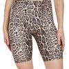 CLOTHING Onzie High Rise Bike Shorts Leopard