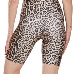 CLOTHING Onzie High Rise Bike Shorts Leopard