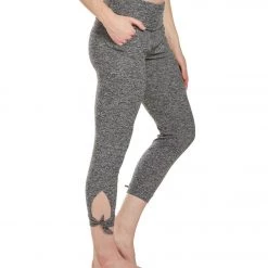 Beyond Yoga Keep It Lightweight And Easy Foldover Midi Sweatpant Joggers Black And White CLOTHING