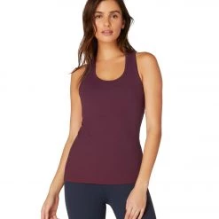 Beyond Yoga Latitude Racerback Yoga Tank Team Burgundy