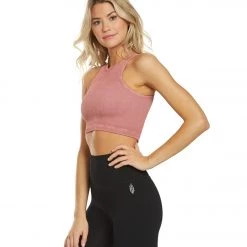 CLOTHING Free People Seamless Roxy Yoga Tank Dark Red 13 CLOTHING Free People Seamless Roxy Yoga Tank Dark Red