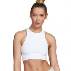 Free People Seamless Roxy Yoga Tank White CLOTHING