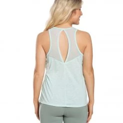 CLOTHING Balance Collection Raven Singlet Yoga Tank Top Fair Aqua