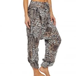 Buddha Pants Salt Flat Thai Harem Pants Salt Flat CLOTHING