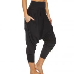 CLOTHING Buddha Pants San Fran Organic Bamboo Harem Pants Black