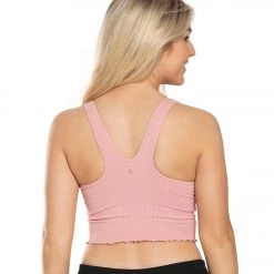 Spiritual Gangster Amor Crop Tank Pink Sky CLOTHING