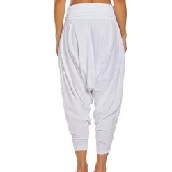 Buddha Pants San Fran Organic Bamboo Harem Pants White CLOTHING 11 Buddha Pants San Fran Organic Bamboo Harem Pants White CLOTHING