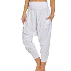 Buddha Pants San Fran Organic Bamboo Harem Pants White CLOTHING 13 Buddha Pants San Fran Organic Bamboo Harem Pants White CLOTHING
