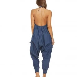 Buddha Pants Blue Jean Harem Jumpsuit Blue Jean CLOTHING 11 Buddha Pants Blue Jean Harem Jumpsuit Blue Jean CLOTHING