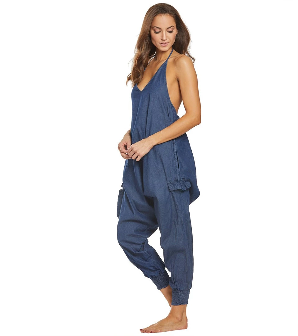 Buddha Pants Blue Jean Harem Jumpsuit Blue Jean CLOTHING 7 Buddha Pants Blue Jean Harem Jumpsuit Blue Jean CLOTHING