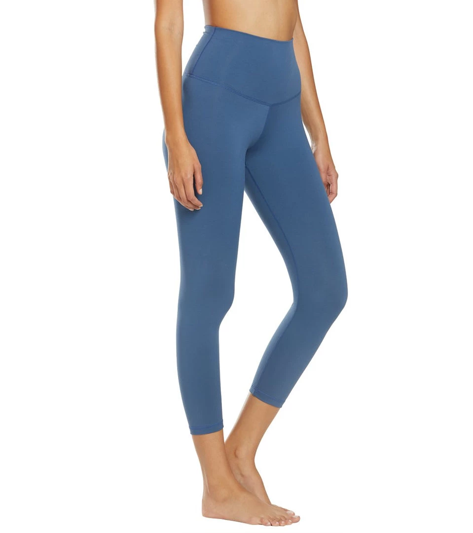 DYI Signature Jersey Moss High Waisted 7/8 Yoga Leggings Chambray 4 DYI Signature Jersey Moss High Waisted 7/8 Yoga Leggings Chambray