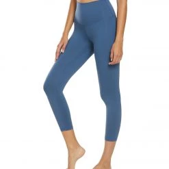 DYI Signature Jersey Moss High Waisted 7/8 Yoga Leggings Chambray 13 DYI Signature Jersey Moss High Waisted 7/8 Yoga Leggings Chambray