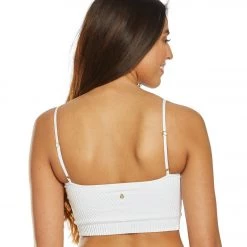 CLOTHING Spiritual Gangster Ribbed Row Crop Tank White 11 CLOTHING Spiritual Gangster Ribbed Row Crop Tank White