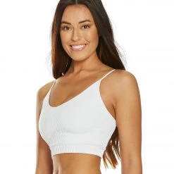 CLOTHING Spiritual Gangster Ribbed Row Crop Tank White 13 CLOTHING Spiritual Gangster Ribbed Row Crop Tank White