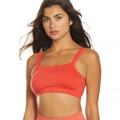 NUX Fundamentals Yoga Sports Bra Poppy