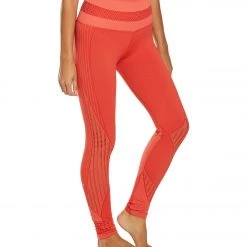 Long Leggings NUX Get Shredded High Waisted Seamless Yoga Leggings Poppy