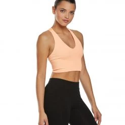 CLOTHING Free People Free Throw Yoga Crop Peach