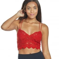 CLOTHING Free People Ilektra Bralette Red