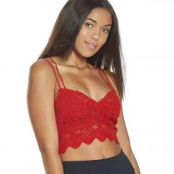 CLOTHING Free People Ilektra Bralette Red