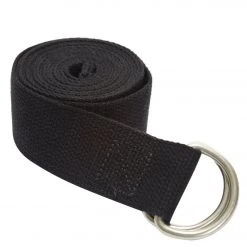 Jade Yoga D-Ring Strap 8' Black YOGA MATS & PROPS 9 Jade Yoga D-Ring Strap 8' Black YOGA MATS & PROPS