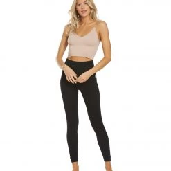 Free People Ribbed V-Neck Brami Pink 12 Free People Ribbed V-Neck Brami Pink