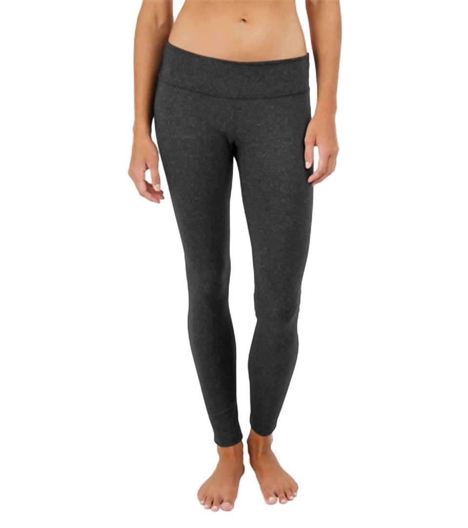 CLOTHING Beyond Yoga Women's Heather Gray Long Leggings 3 CLOTHING Beyond Yoga Women's Heather Gray Long Leggings