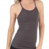 CLOTHING Beyond Yoga Women's Criss Cross Cami Steel