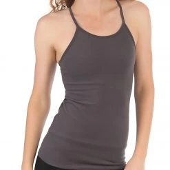 CLOTHING Beyond Yoga Women's Criss Cross Cami Steel