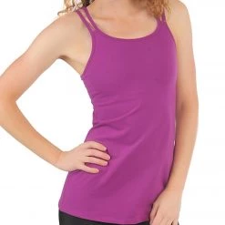 CLOTHING Beyond Yoga Women's Long Double Strap Cami Wildflower