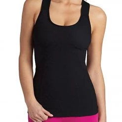 CLOTHING Beyond Yoga Women's Color Blocked Tank Black